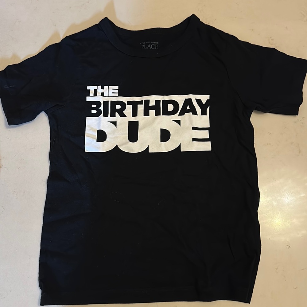**6 Items for $26**.  Birthday Shirt size 4T